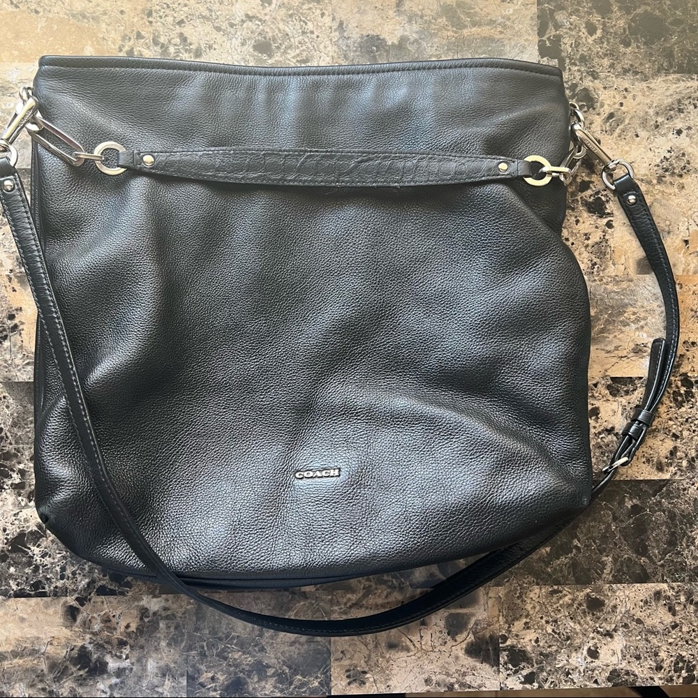 Coach Crossbody Pebbled Leather Purse